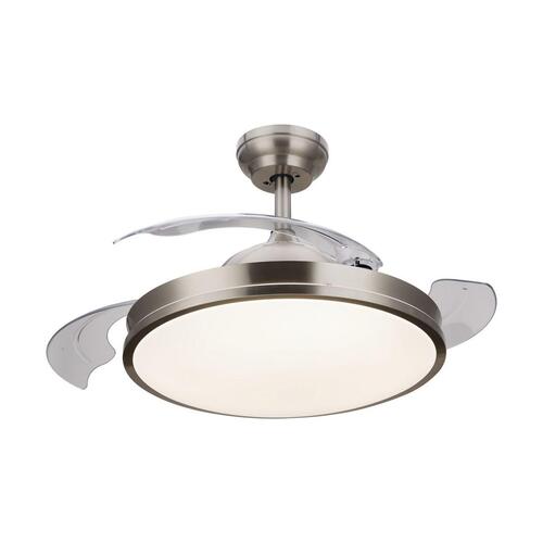 Loftsventilator med lys Philips Atlas 35 W 28 W 4500 Lm nikkel (2700 K)