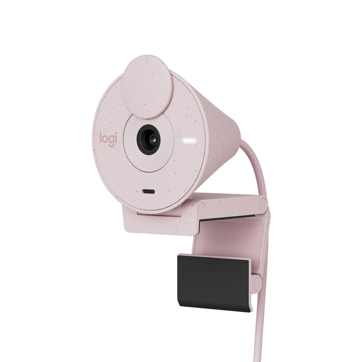 Logitech Brio 300 webcam - Pink, Full HD 1080p, USB‑C billede