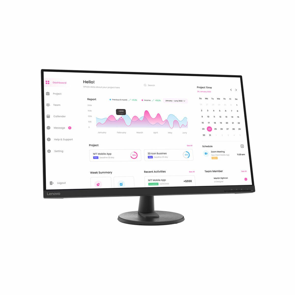 Skærm Lenovo 66FCGAC2EU Full HD 31,5"