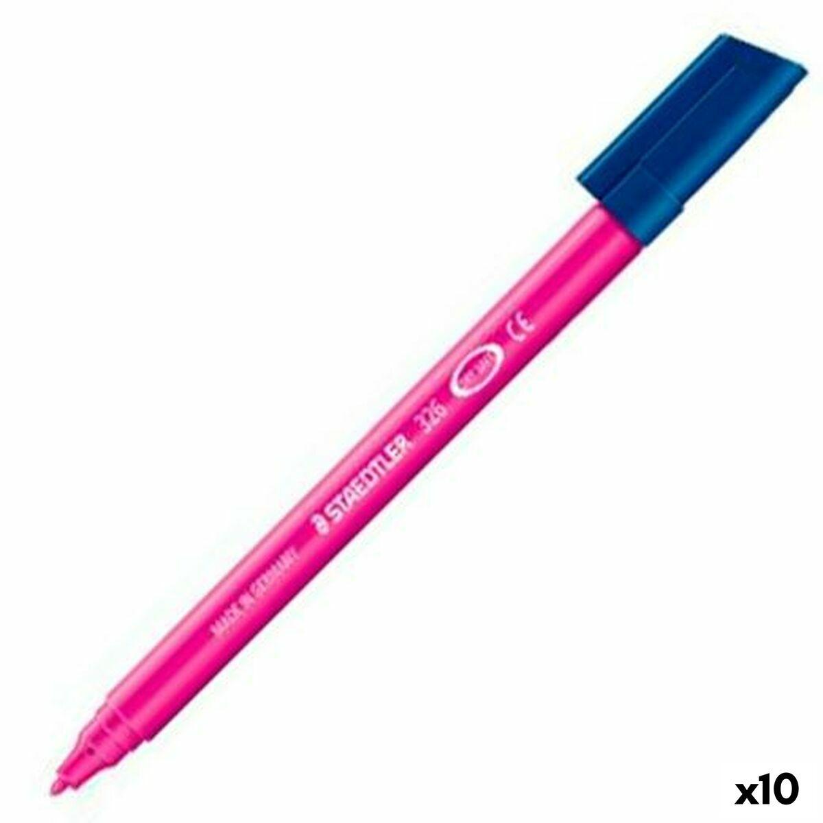 Staedtler NORIS FARVETUSSER 1,0mm, 10 stk MAGENTA