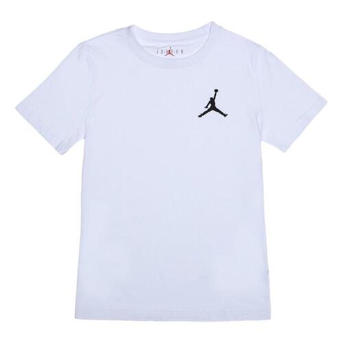 Børne Kortærmet T-shirt Nike JDB JUMPMAN AIR EMB 95A873 001 Sort 16 år