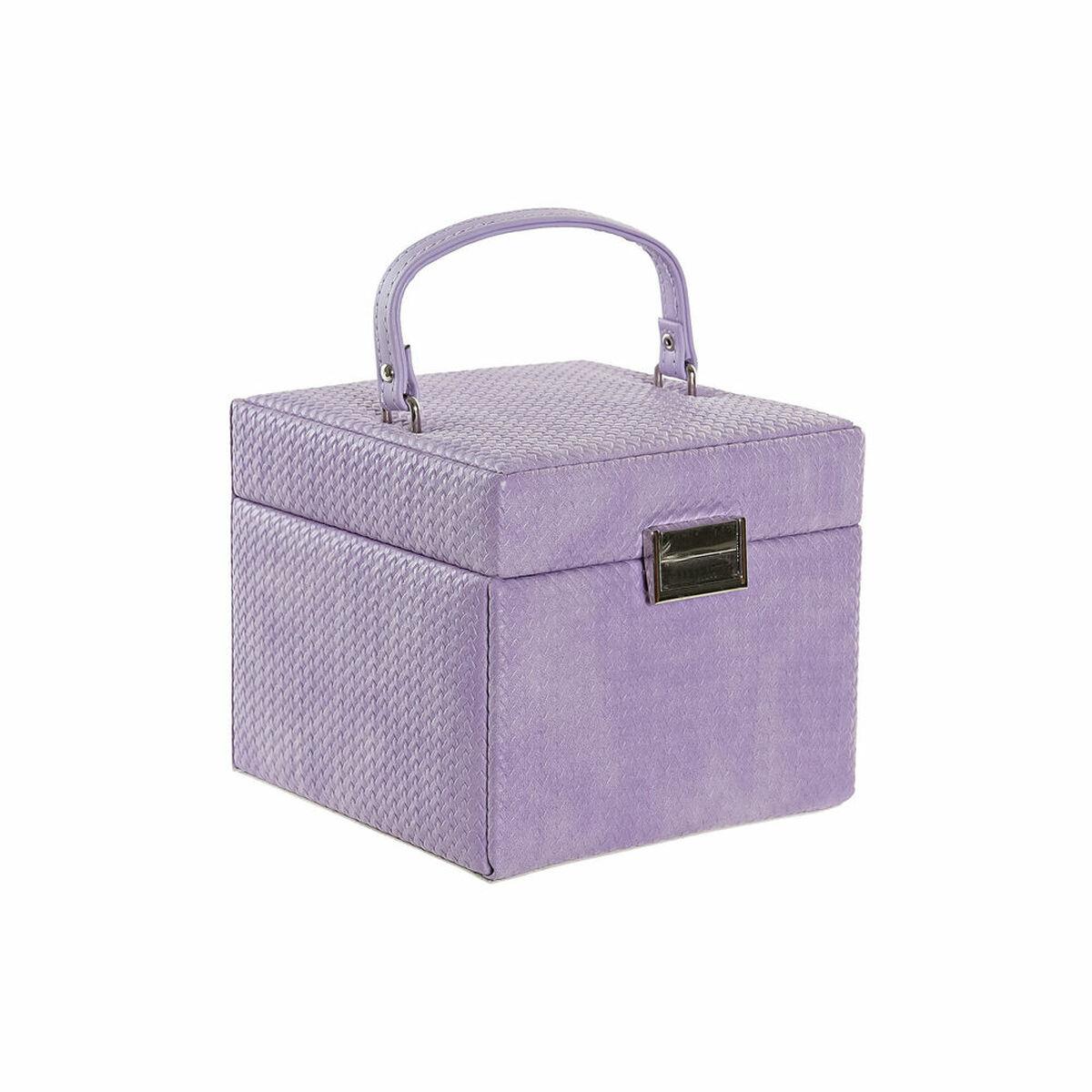 Smykkeskrin - polyuretan, romantisk, syren 15 x 15 x 13 cm