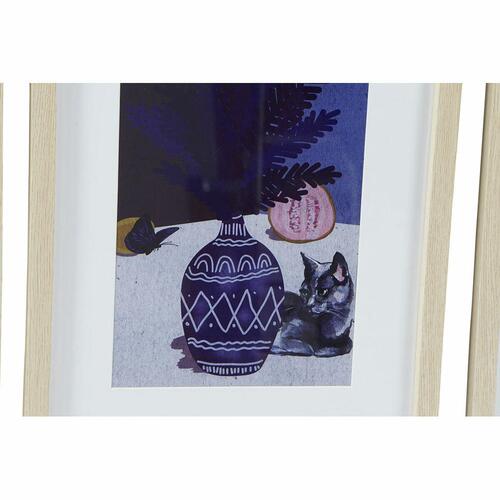 Maleri DKD Home Decor Vase (35 x 2 x 45 cm) (4 enheder)