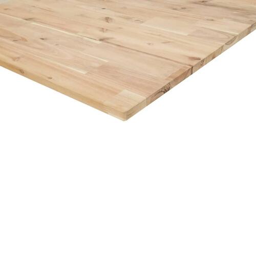 Bordplade 80x70x2 cm rektangulær massivt akacietræ