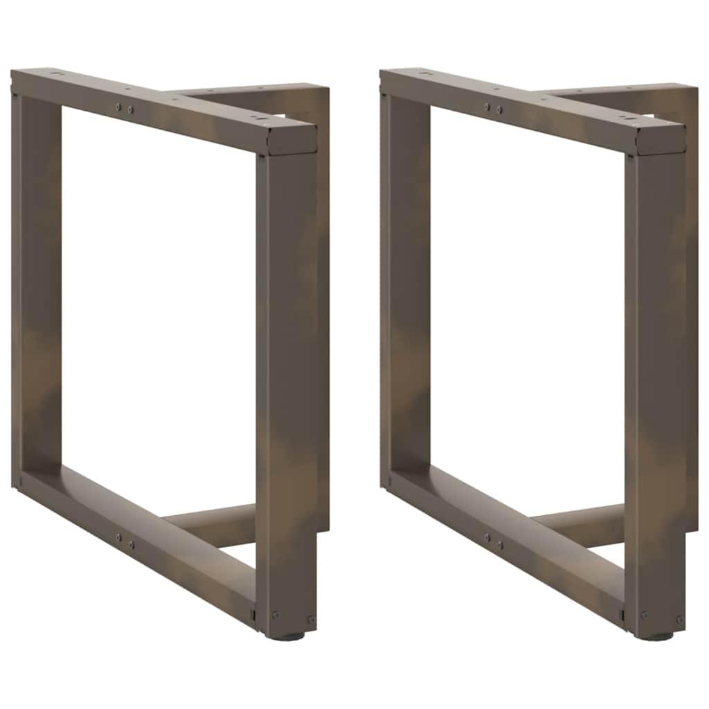 Sofabordben T-Formet Naturstål Stål Naturfarvet - 100 x 35 x (72-73) cm