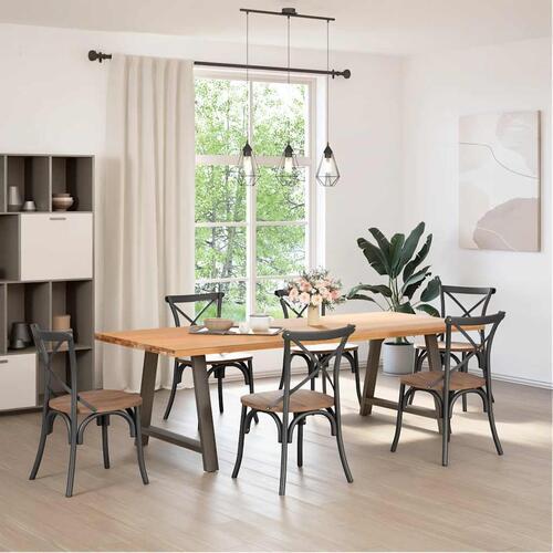 Sofabordben A-formet 2 stk 90x(72-73) cm stål