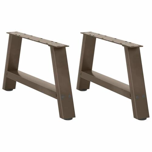 Sofabordben A-formet 2 stk 70x(30-31) cm stål