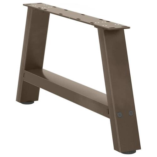 Sofabordben A-formet 2 stk 70x(30-31) cm stål