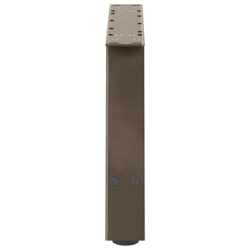 Sofabordben A-formet 2 stk 70x(30-31) cm stål