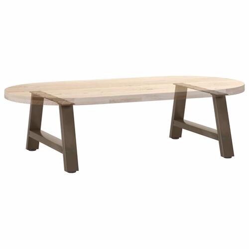 Sofabordben A-formet 2 stk 70x(30-31) cm stål