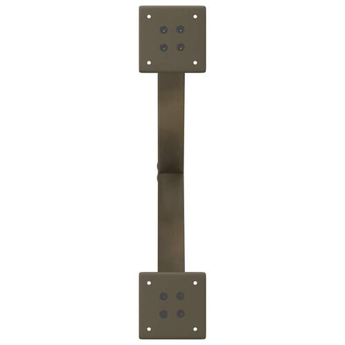 Sofabordben X-formet 2 stk. naturstål 60x(42-43) cm stål