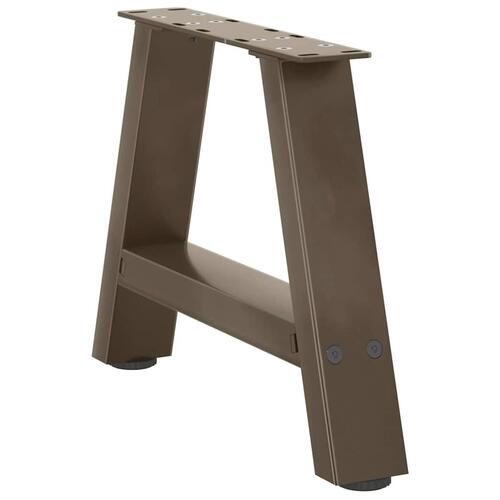 Sofabordben A-formet 2 stk 40x(30-31) cm stål