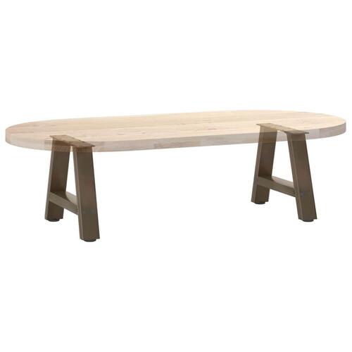 Sofabordben A-formet 2 stk 40x(30-31) cm stål