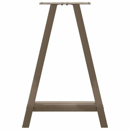 Sofabordben A-formet 2 stk 60x(72-73) cm stål
