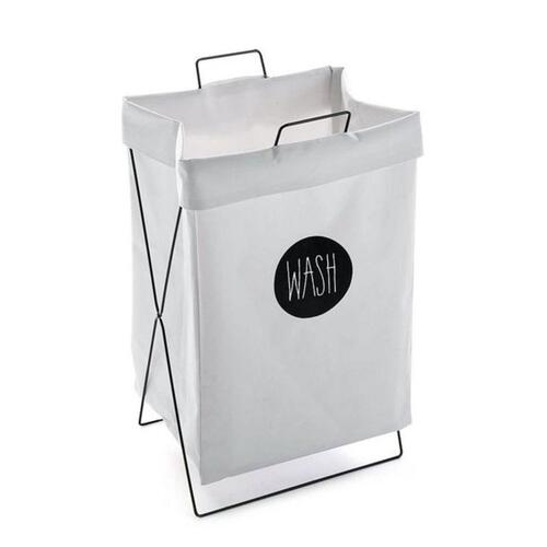 Vasketøjskurv Versa Wash Tekstil (28 x 58 x 36 cm)