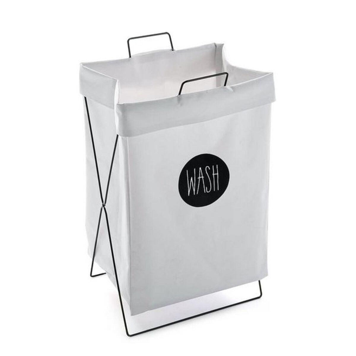 Vasketøjskurv Versa Wash Tekstil (28 x 58 x 36 cm)