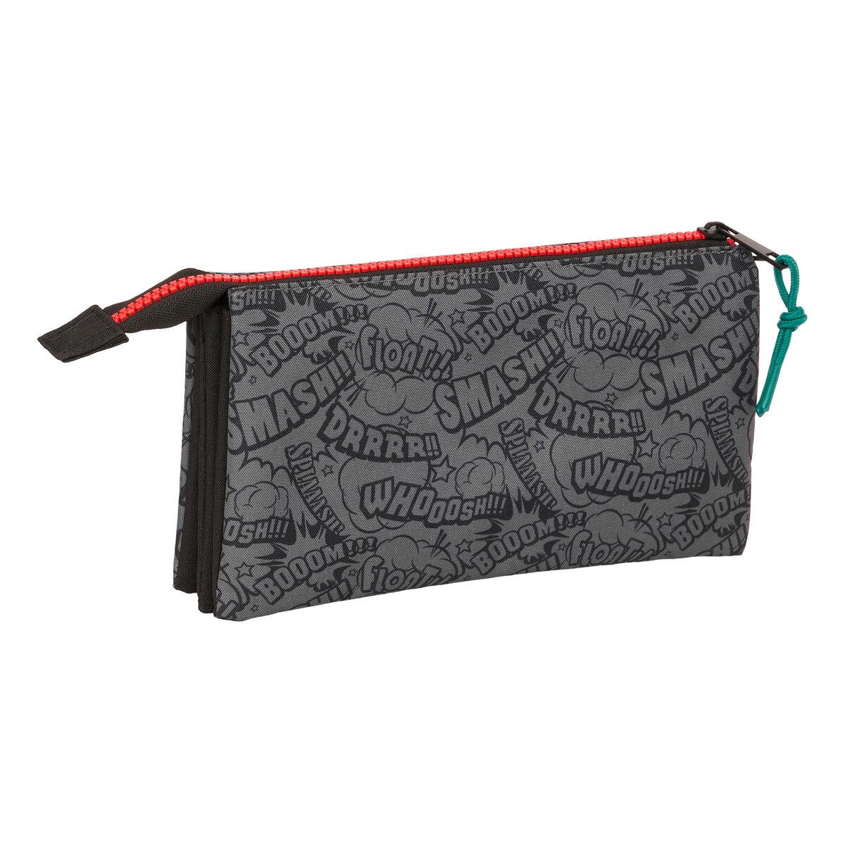 My Hero Academia penalhus - sort, 22 × 12 × 3 cm