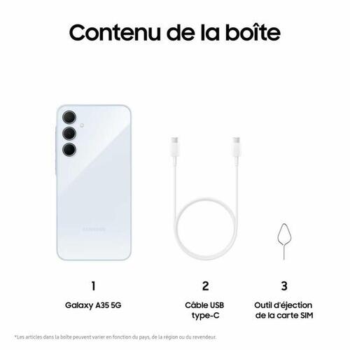Smartphone Samsung 6 GB RAM 128 GB Blå