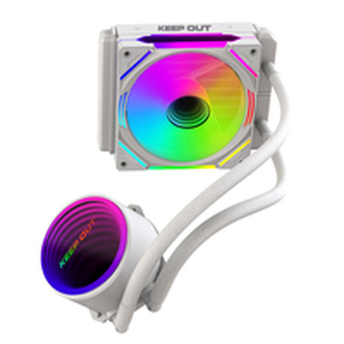 Vandkøling til pc KEEP OUT XWC-120 - 120 mm, hvid