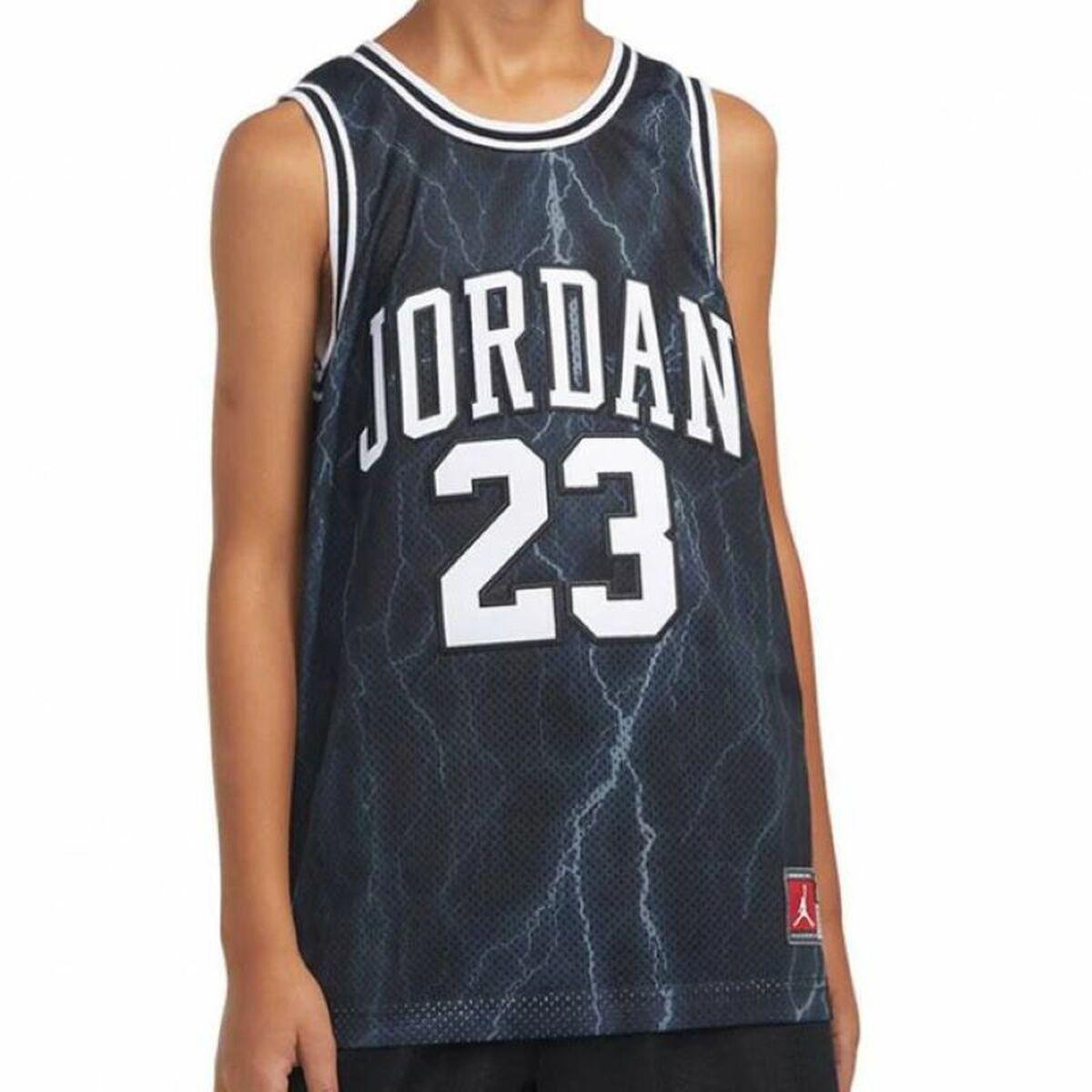 Jordan tanktop til børn - JORDAN 23 AOP Jersey, sort (10 år)