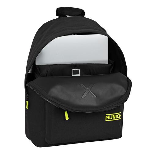 Laptop rygsæk Munich Sort 31 x 41 x 16 cm