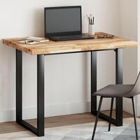 Bordplade 80x70x4 cm rektangulær massivt akacietræ