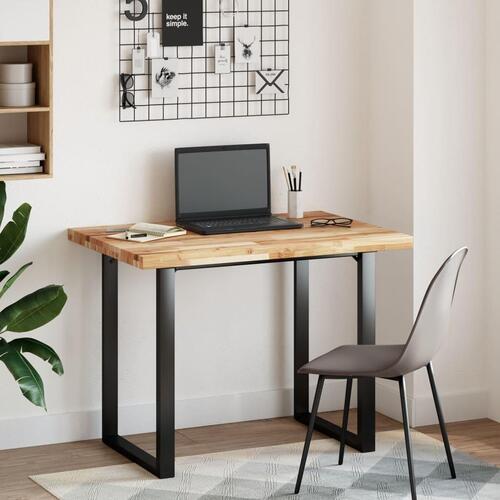 Bordplade 80x70x4 cm rektangulær massivt akacietræ