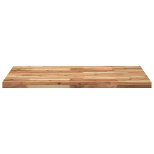 Bordplade 80x70x4 cm rektangulær massivt akacietræ