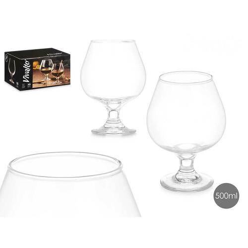 Vinglas Vivalto R3708/BHZ6 Gennemsigtig Glas 500 ml 10 x 15 x 10 cm (6 enheder)