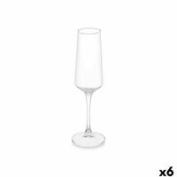 Champagneglas Vivalto REJ6323/BHZ6 Gennemsigtig Glas 250 ml (6 enheder)
