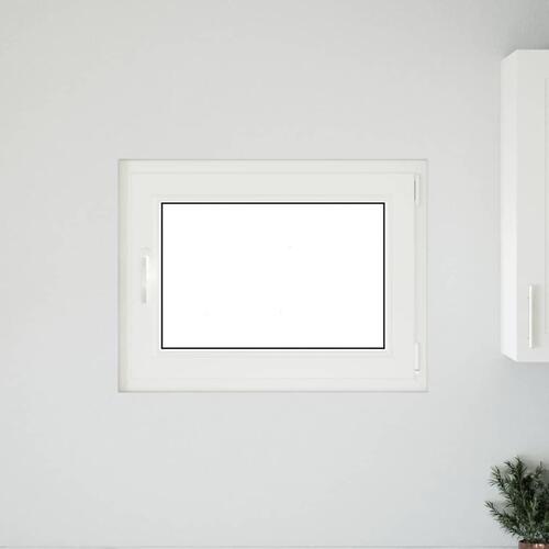Kældervindue RISOR 80x50 cm Tilt&Drej DIN højre hvid