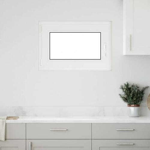 Kældervindue RISOR 50x75 cm Tilt&Drej DIN venstre hvid