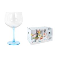 Sæt med glas til Gin Tonic Inde Blå 650 ml