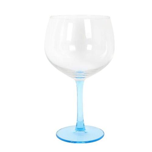 Sæt med glas til Gin Tonic Inde Blå 650 ml