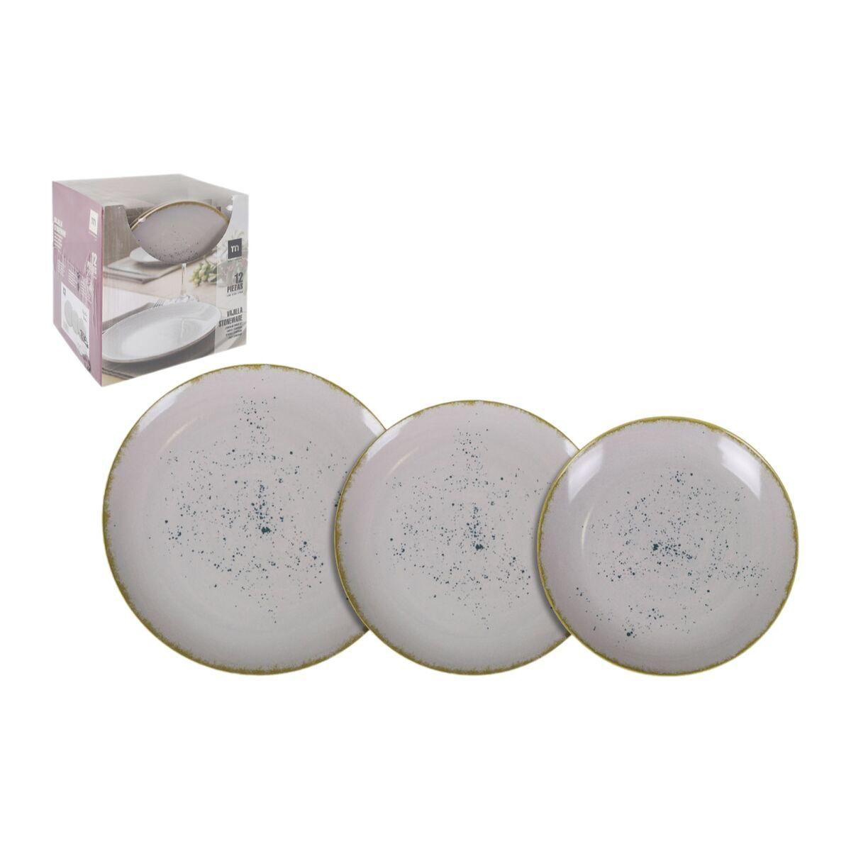 Neda spisestel - Pink, 12 dele