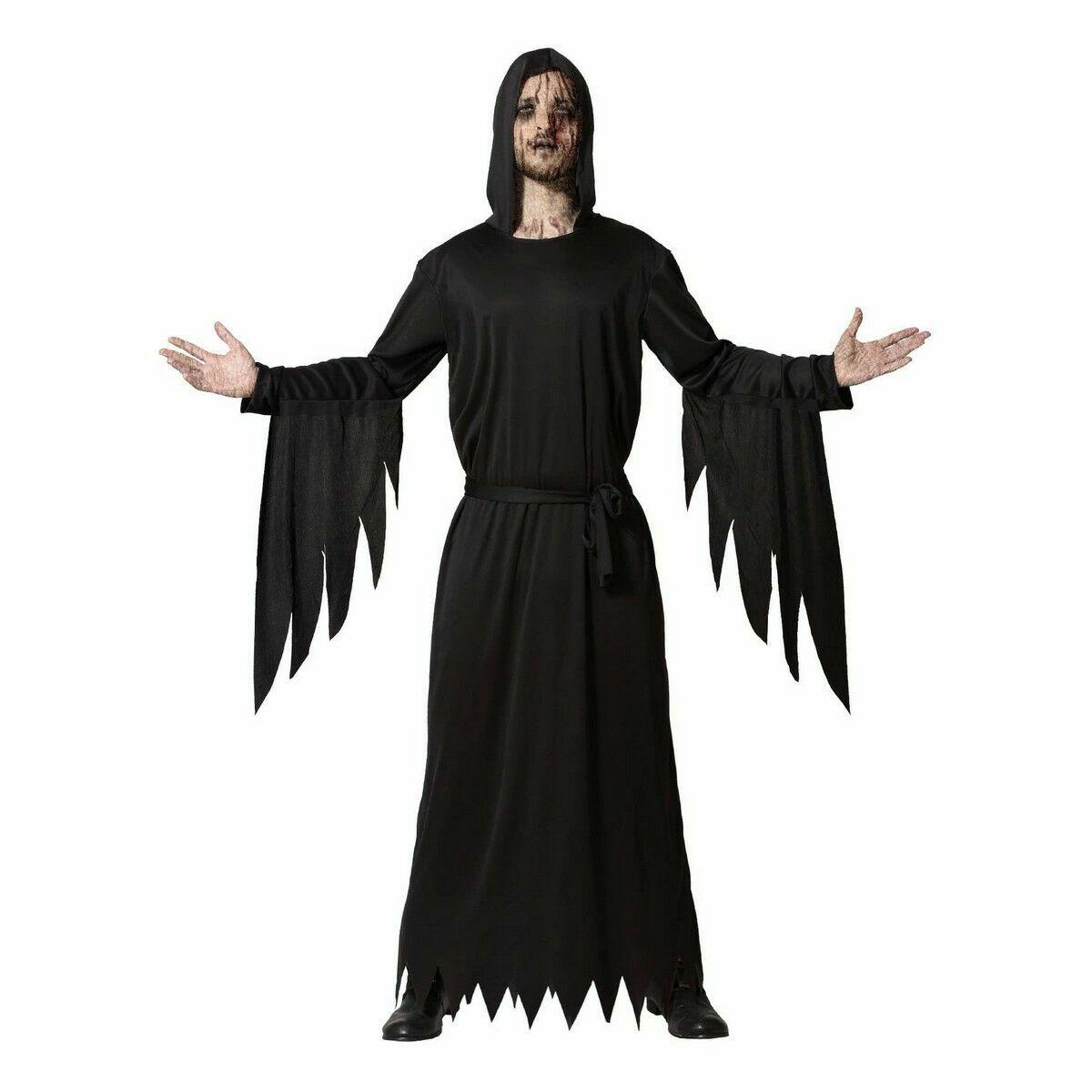 Kostume til voksne Sort Zombies M/L