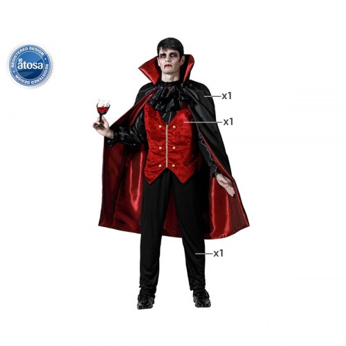 Vampyr kostume til voksne - XL