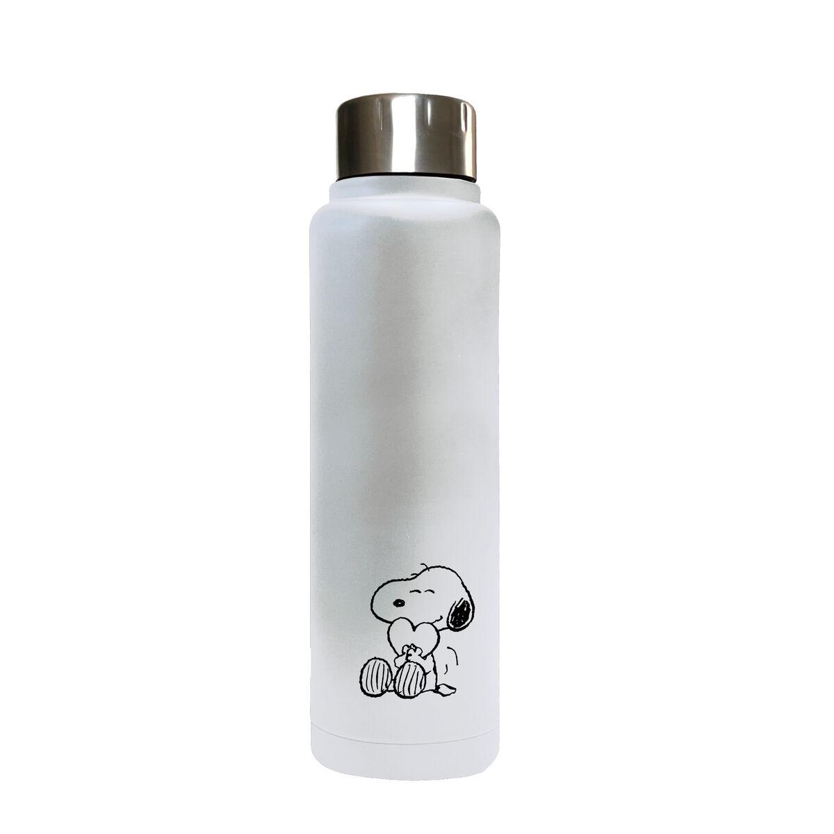 Snoopy vandflaske - Love, blå, 500 ml (rustfrit stål) billede