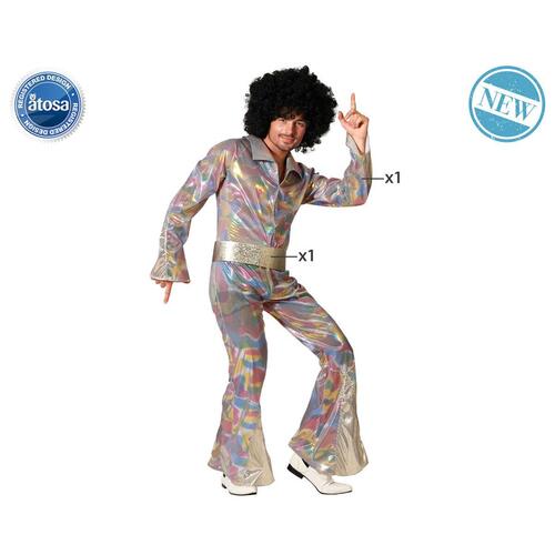 Kostume til voksne Disco M/L