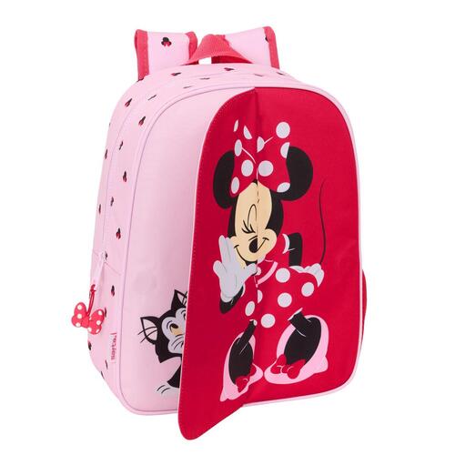 Skoletaske Minnie Mouse Naive Pink 26 x 34 x 11 cm