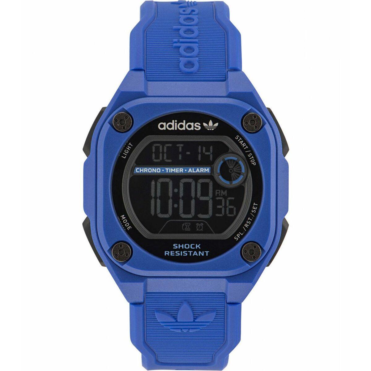 Adidas unisex armbåndsur AOST23061 - blå/sort, Ø 45 mm