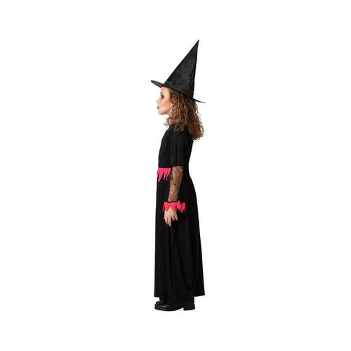 Kostume til børn Pink Heks 7-9 år