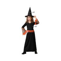 Kostume til børn Orange Heks 10-12 år