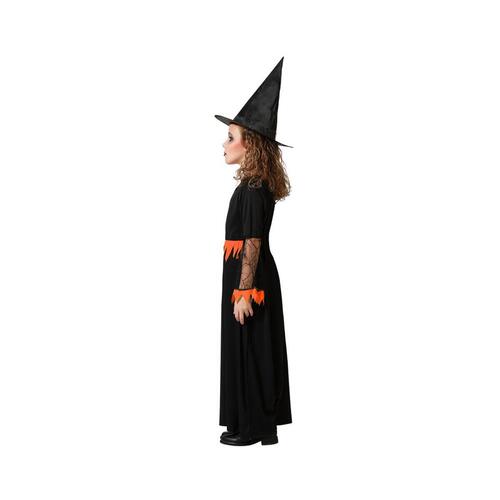 Kostume til børn Orange Heks 10-12 år