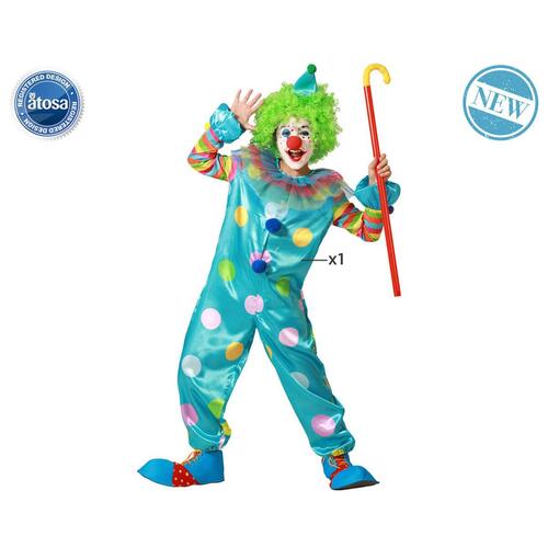 Kostume til børn Mande klovn 7-9 år