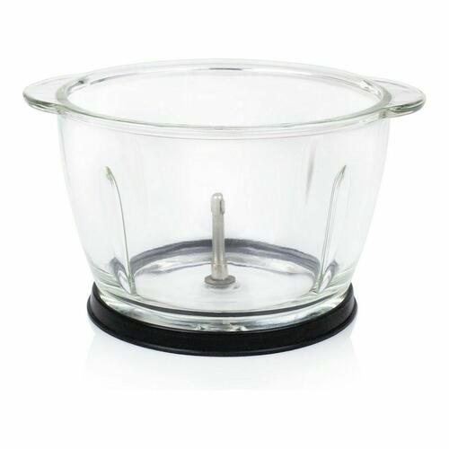 Kødhakker Princess Sort Glas Rustfrit stål 300 W 1 L