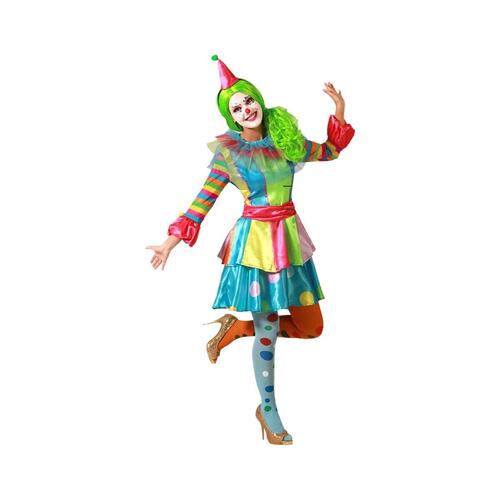 Kostume til voksne Kvinde klovn M/L