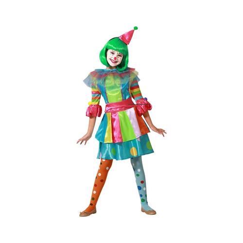 Kostume til børn Kvinde klovn 5-6 år