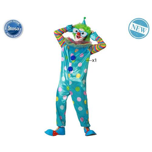 Kostume til voksne Mande klovn XL