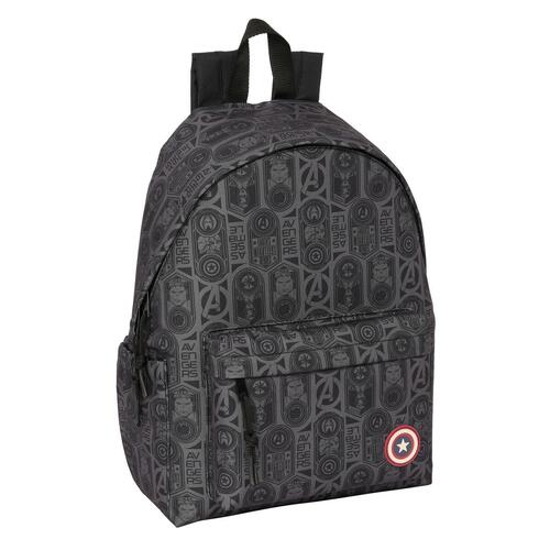 Skoletaske The Avengers Vendetta Sort 31 x 43 x 13 cm